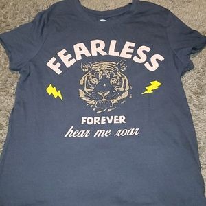 a fearless tiger shirt for girls..